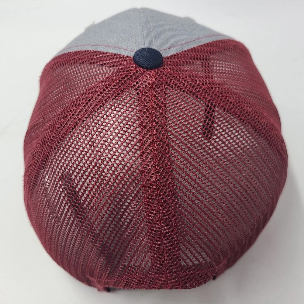 Shield Republic Hat Trust The Government Snapback Trucker Mesh Gray Blue Red Men